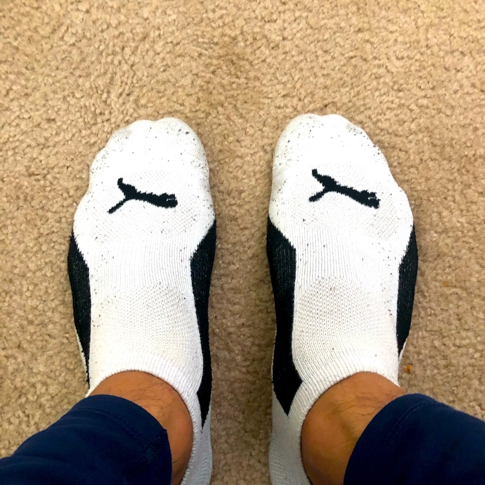 Puma Socks White black